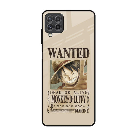 Luffy Wanted Samsung Galaxy A22 Glass Back Cover Online