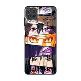Anime Eyes Samsung Galaxy A22 Glass Back Cover Online