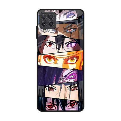 Anime Eyes Samsung Galaxy A22 Glass Back Cover Online