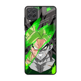 Anime Green Splash Samsung Galaxy A22 Glass Back Cover Online