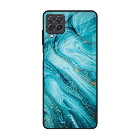 Ocean Marble Samsung Galaxy A22 Glass Back Cover Online
