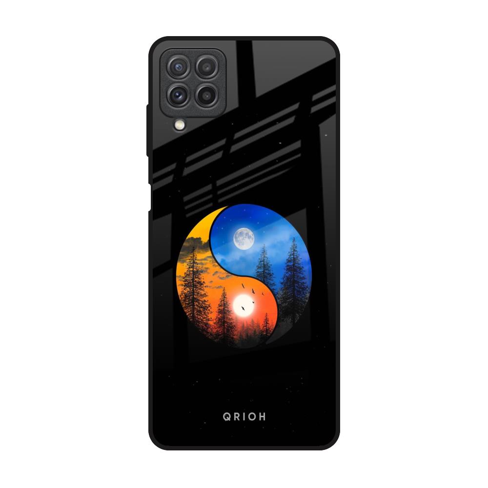 Yin Yang Balance Samsung Galaxy A22 Glass Back Cover Online