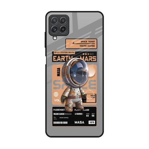 Space Ticket Samsung Galaxy A22 Glass Back Cover Online