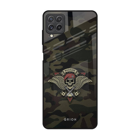 Army Warrior Samsung Galaxy A22 Glass Back Cover Online