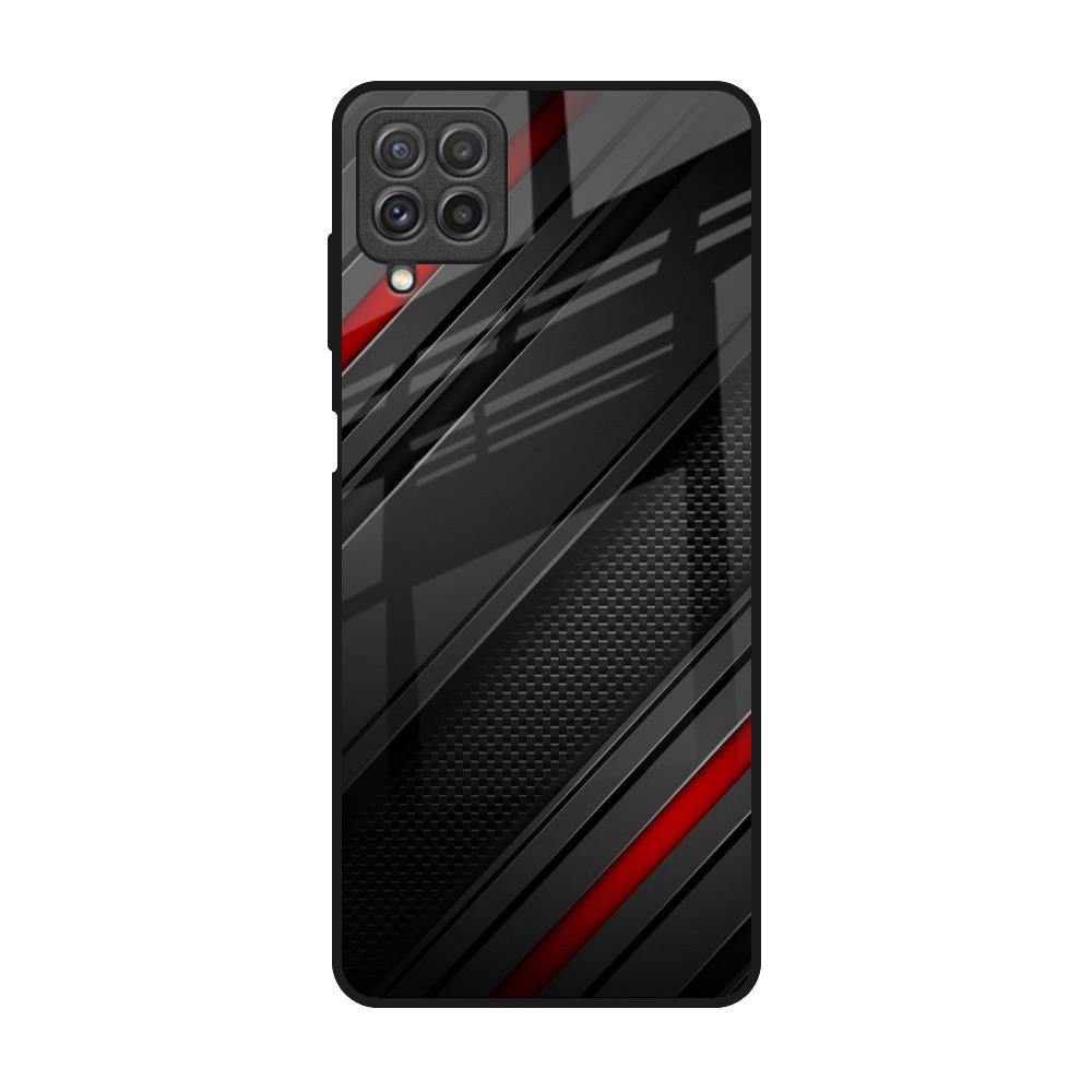 Modern Abstract Samsung Galaxy A22 Glass Back Cover Online