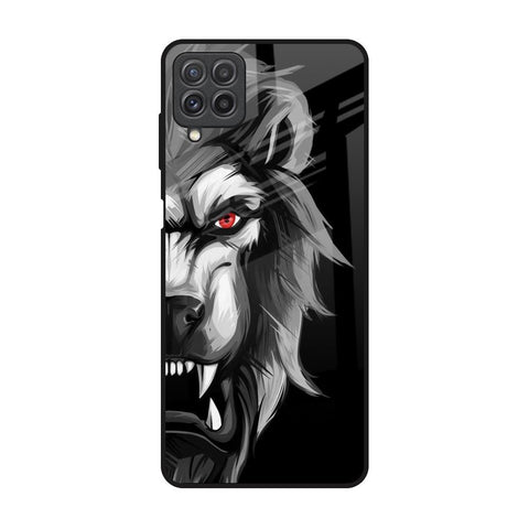 Wild Lion Samsung Galaxy A22 Glass Back Cover Online