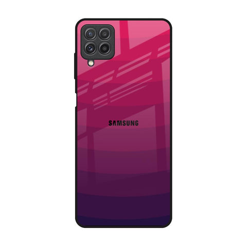 Wavy Pink Pattern Samsung Galaxy A22 Glass Back Cover Online