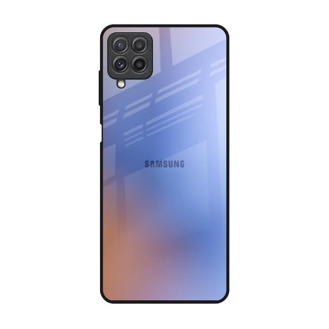 Blue Aura Samsung Galaxy A22 Glass Back Cover Online