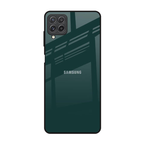 Olive Samsung Galaxy A22 Glass Back Cover Online