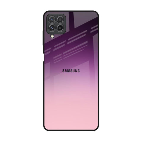 Purple Gradient Samsung Galaxy A22 Glass Back Cover Online