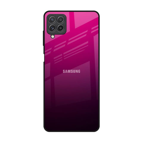 Purple Ombre Pattern Samsung Galaxy A22 Glass Back Cover Online