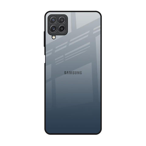 Smokey Grey Color Samsung Galaxy A22 Glass Back Cover Online