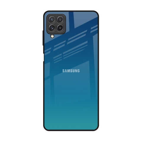 Celestial Blue Samsung Galaxy A22 Glass Back Cover Online