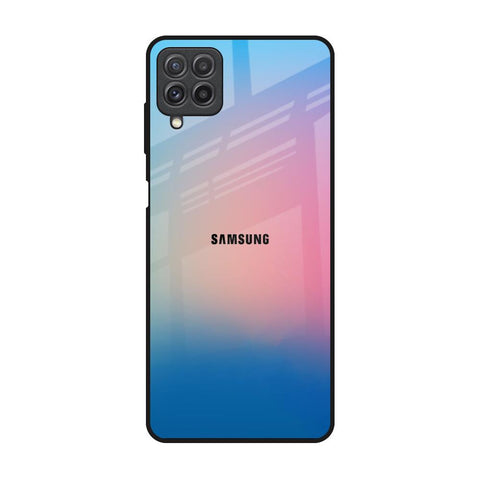 Blue & Pink Ombre Samsung Galaxy A22 Glass Back Cover Online