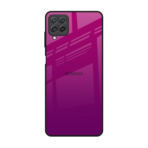 Magenta Gradient Samsung Galaxy A22 Glass Back Cover Online