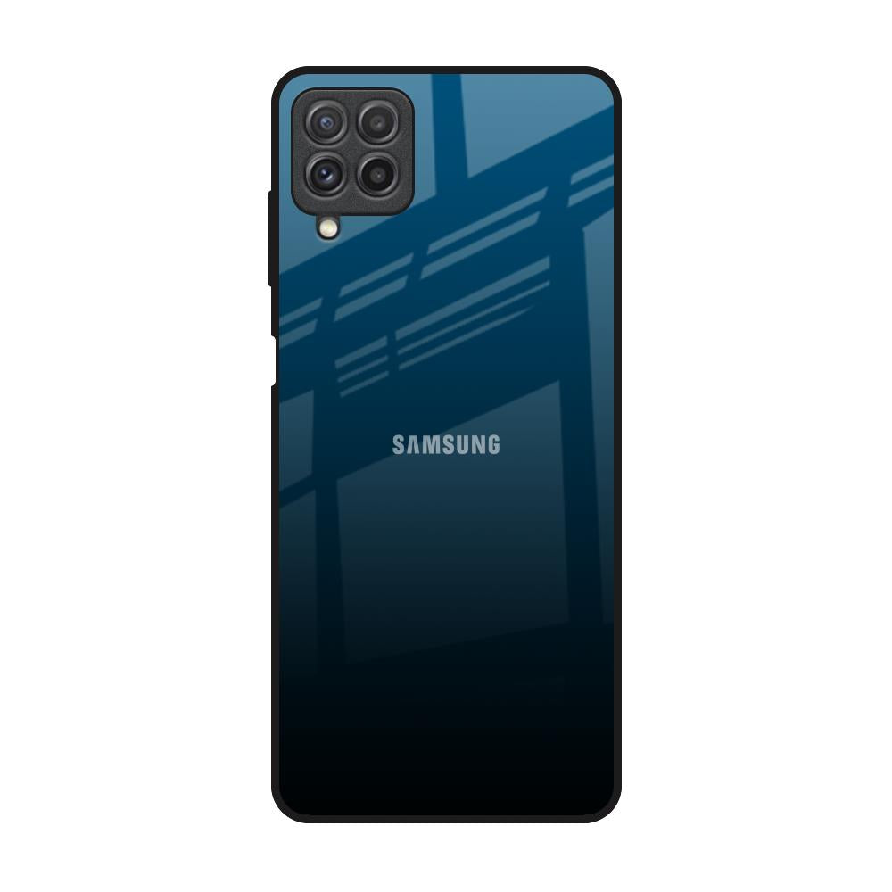 Sailor Blue Samsung Galaxy A22 Glass Back Cover Online