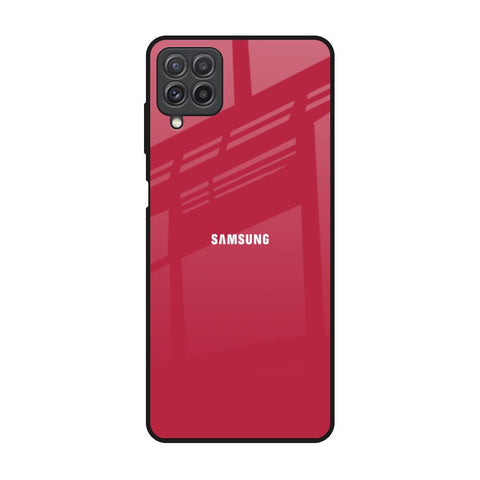 Solo Maroon Samsung Galaxy A22 Glass Back Cover Online