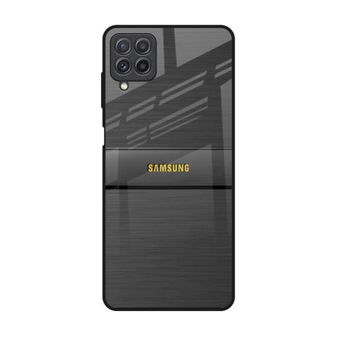 Grey Metallic Glass Samsung Galaxy A22 Glass Back Cover Online