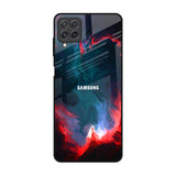 Brush Art Samsung Galaxy A22 Glass Back Cover Online