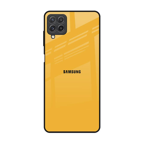 Fluorescent Yellow Samsung Galaxy A22 Glass Back Cover Online