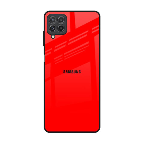 Blood Red Samsung Galaxy A22 Glass Back Cover Online