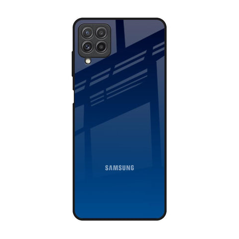 Very Blue Samsung Galaxy A22 Glass Back Cover Online