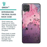 Space Doodles Glass Case for Samsung Galaxy A22