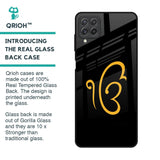 Luxury Fashion Initial Glass Case for Samsung Galaxy A22