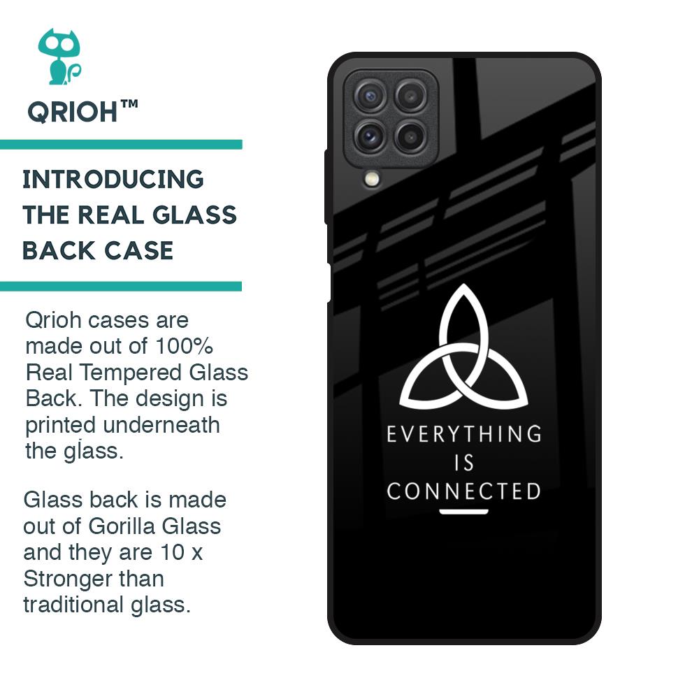 Everything Is Connected Glass Case for Samsung Galaxy A22