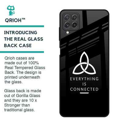 Everything Is Connected Glass Case for Samsung Galaxy A22
