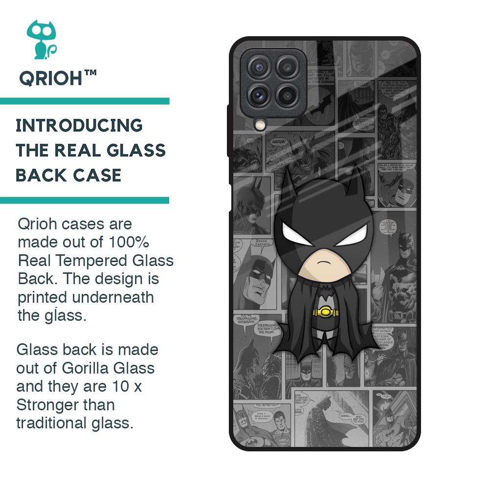 Cartoon Art Glass Case for Samsung Galaxy A22