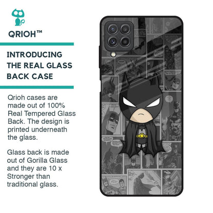 Cartoon Art Glass Case for Samsung Galaxy A22
