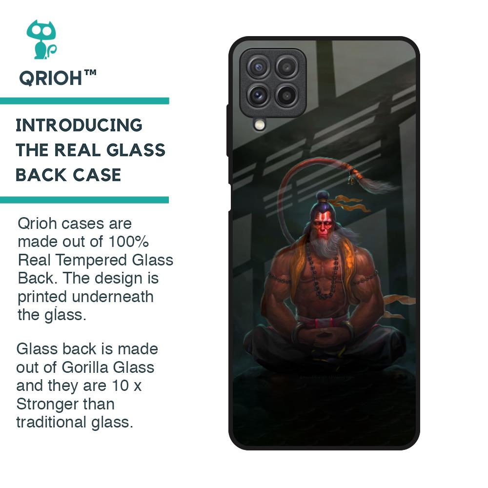 Lord Hanuman Animated Glass Case for Samsung Galaxy A22