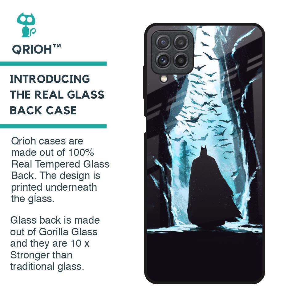Dark Man In Cave Glass Case for Samsung Galaxy A22