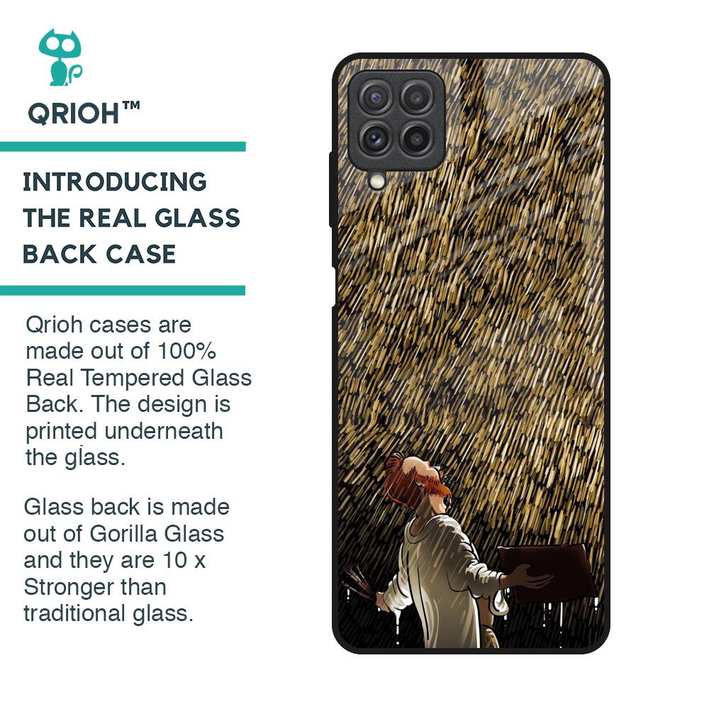 Rain Festival Glass Case for Samsung Galaxy A22