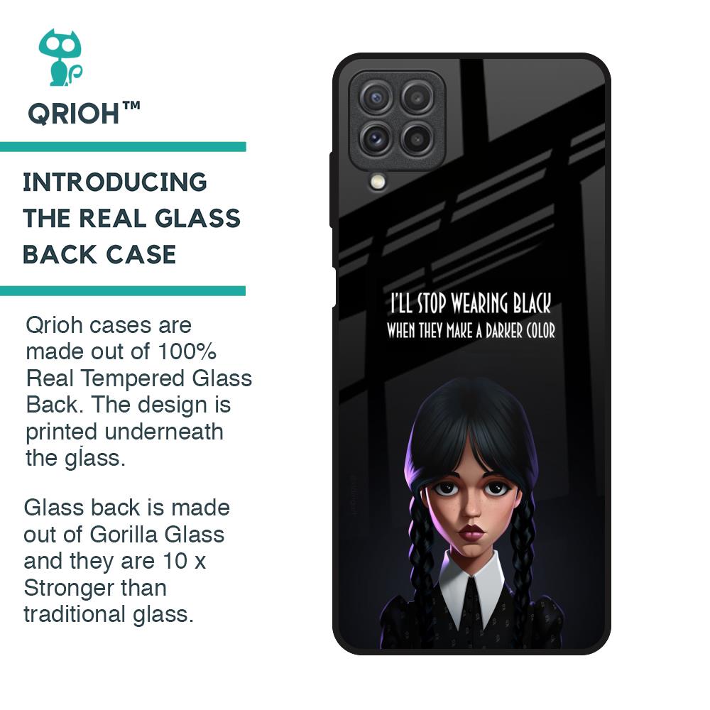 Aesthetic Digital Art Glass Case for Samsung Galaxy A22