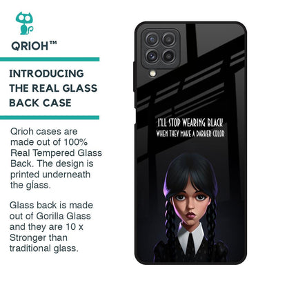 Aesthetic Digital Art Glass Case for Samsung Galaxy A22