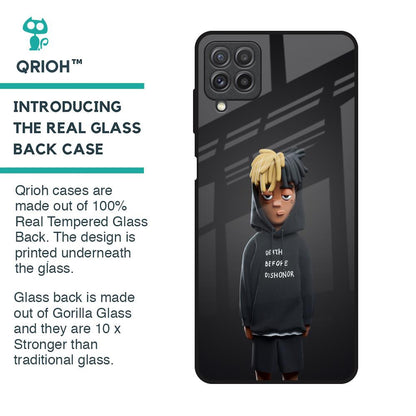 Dishonor Glass Case for Samsung Galaxy A22