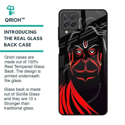 Lord Hanuman Glass Case For Samsung Galaxy A22
