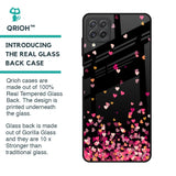 Heart Rain Fall Glass Case For Samsung Galaxy A22