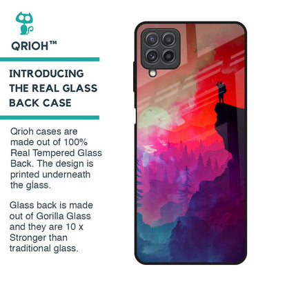 Dream So High Glass Case For Samsung Galaxy A22
