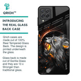 Aggressive Lion Glass Case for Samsung Galaxy A22