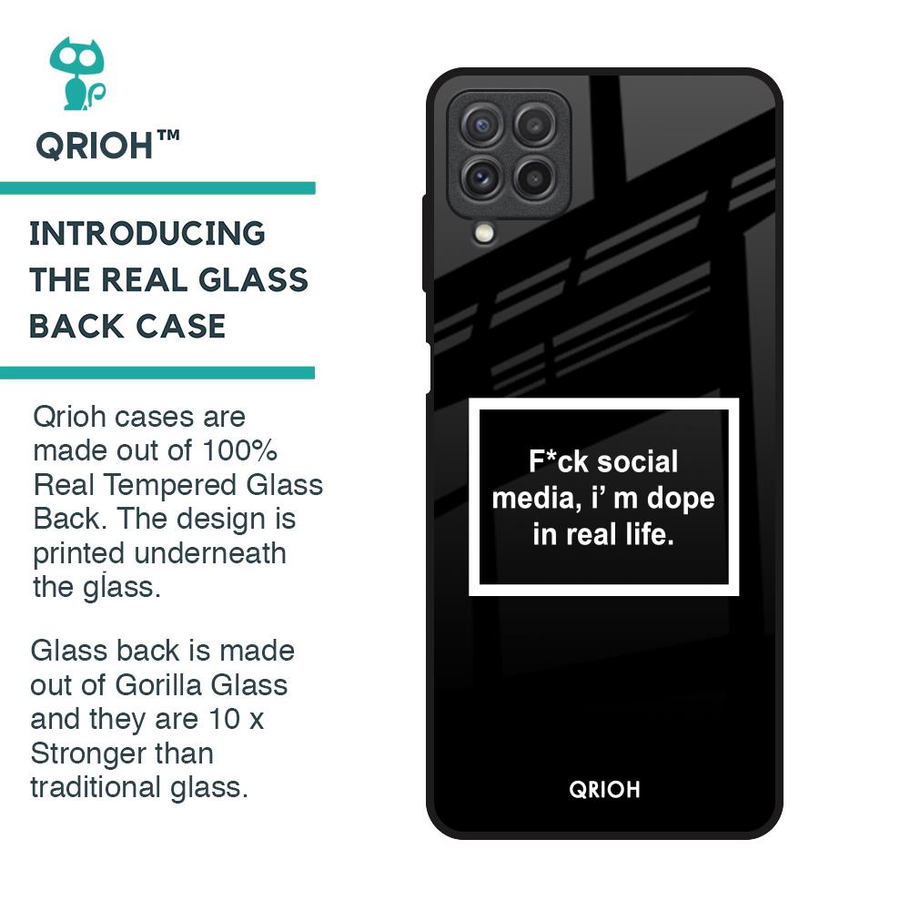 Dope In Life Glass Case for Samsung Galaxy A22