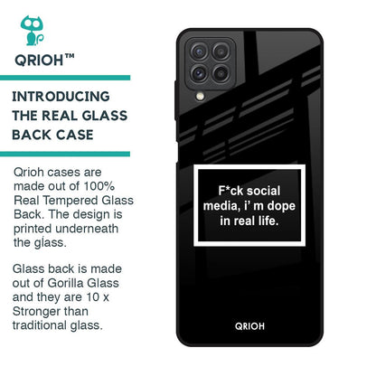 Dope In Life Glass Case for Samsung Galaxy A22