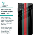 Vertical Stripes Glass Case for Samsung Galaxy A22