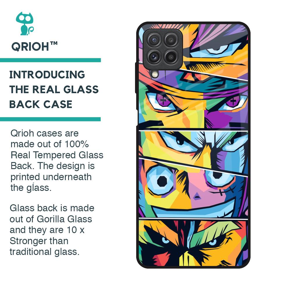 Anime Legends Glass Case for Samsung Galaxy A22