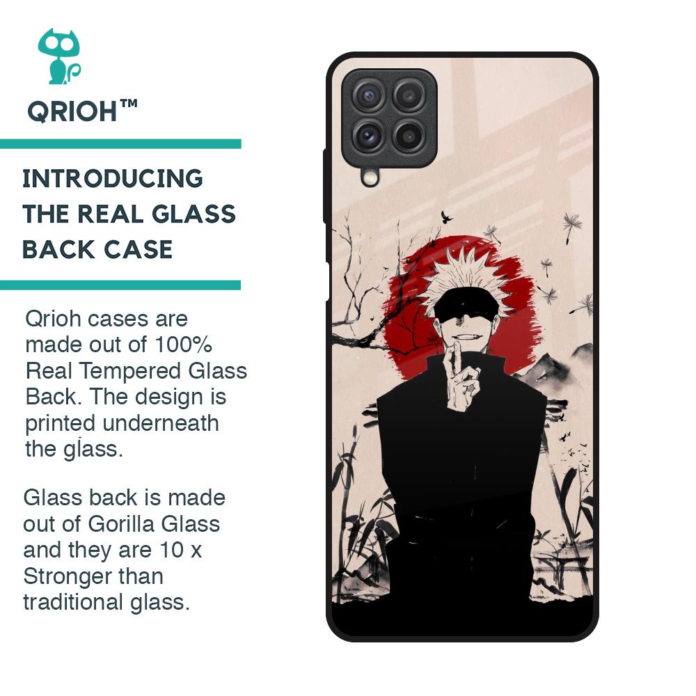 Manga Series Glass Case for Samsung Galaxy A22
