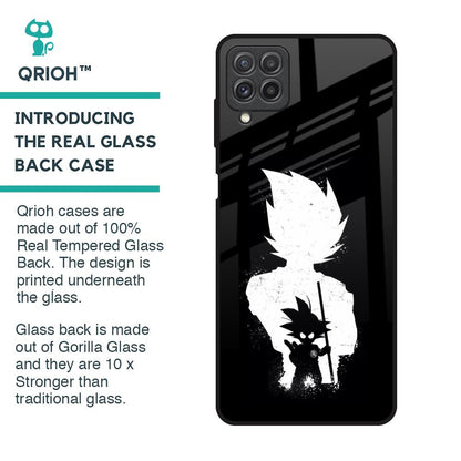 Monochrome Goku Glass Case for Samsung Galaxy A22