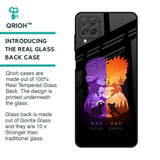 Minimalist Anime Glass Case for Samsung Galaxy A22