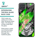 Anime Green Splash Glass Case for Samsung Galaxy A22